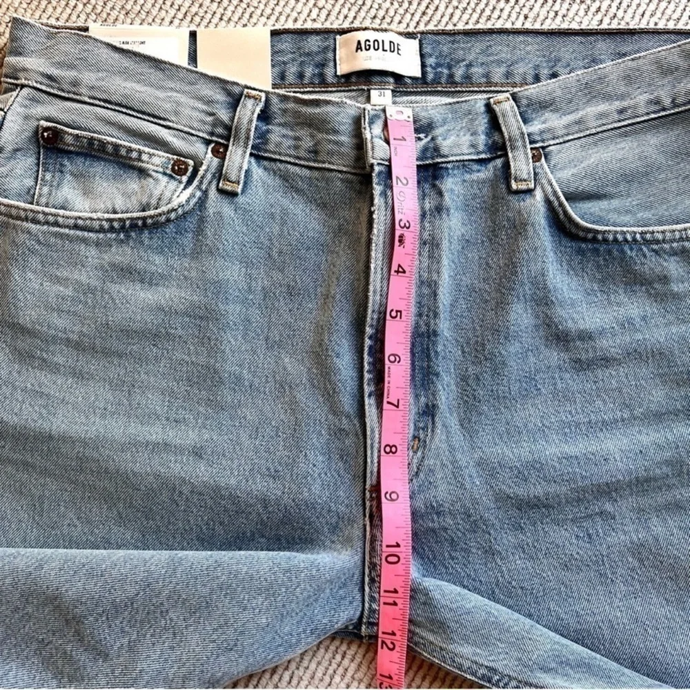 NWT Agolde Mia Mid Rise Straight jeans size 31 Revolve